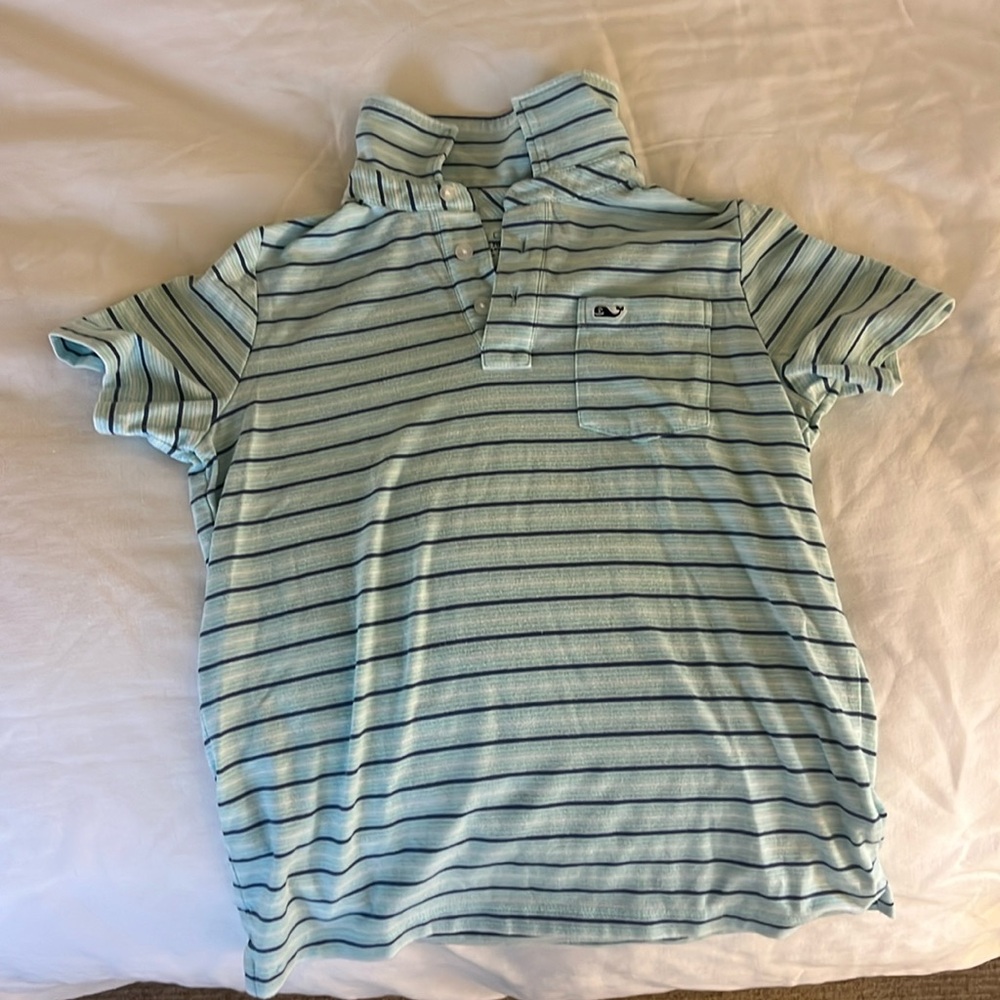 Vineyard vines striped boys polo